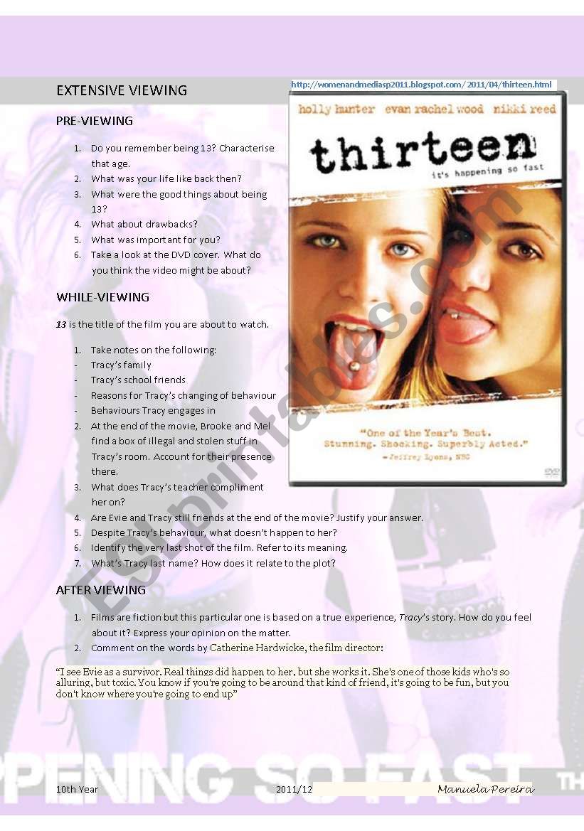 THE WORLD OF TEENS - TEENSÂ´ PROBLEMS : 13 VIDEO WS+ KEY