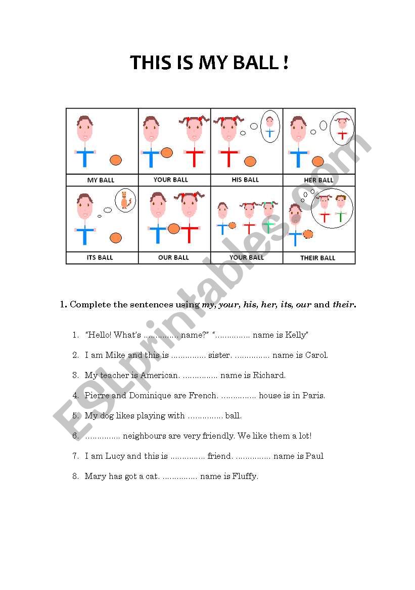 This is my ball worksheet