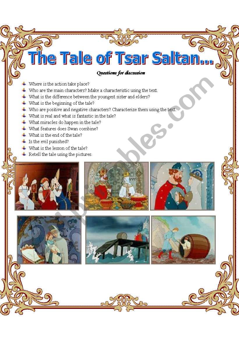 The tale of Tsar Saltan 2 (continue)