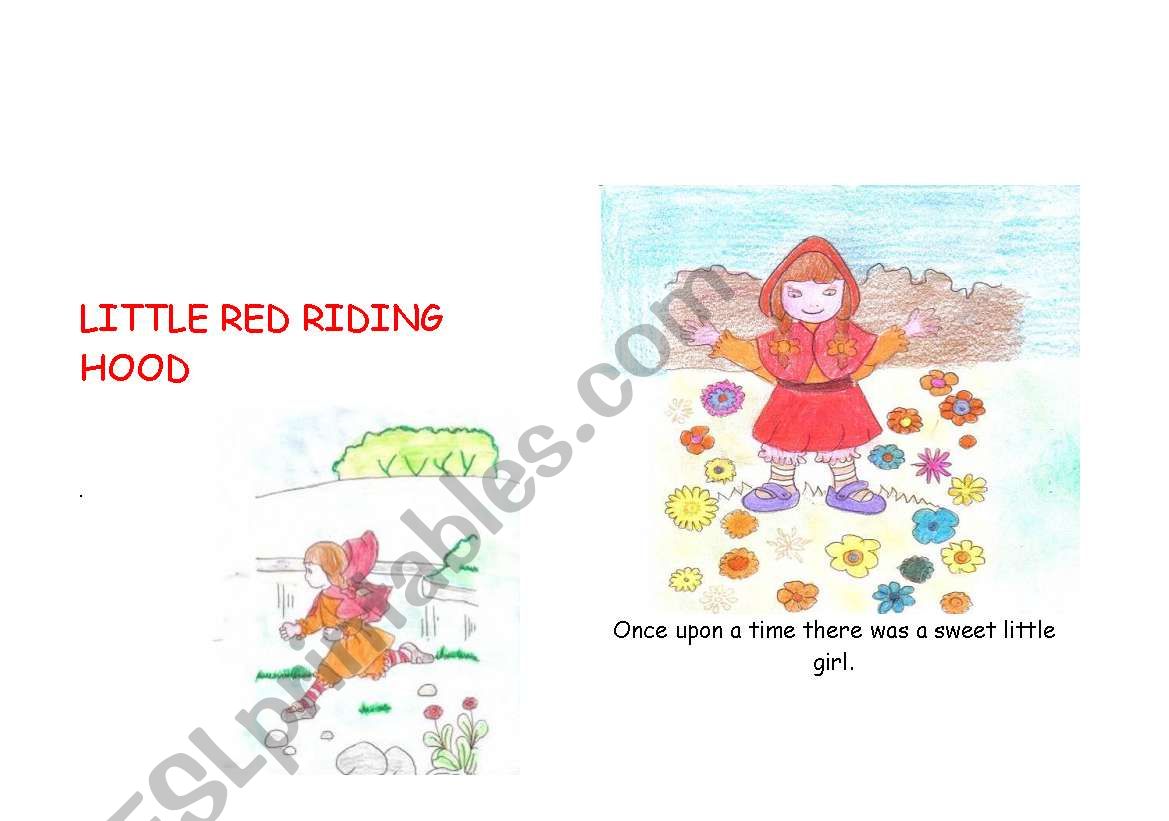LITTLE RED RIDING HOOD FIRST worksheet
