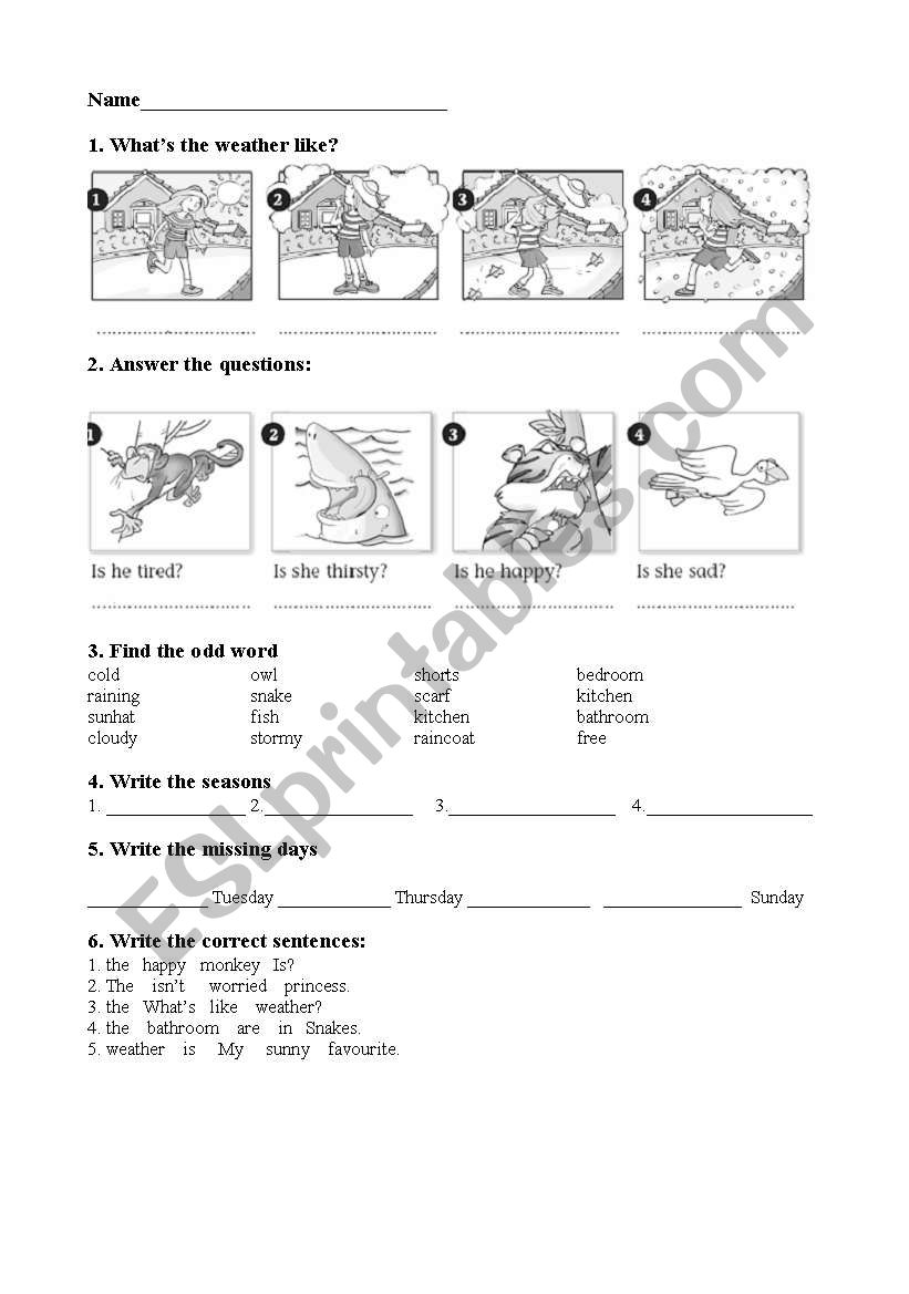 Test worksheet