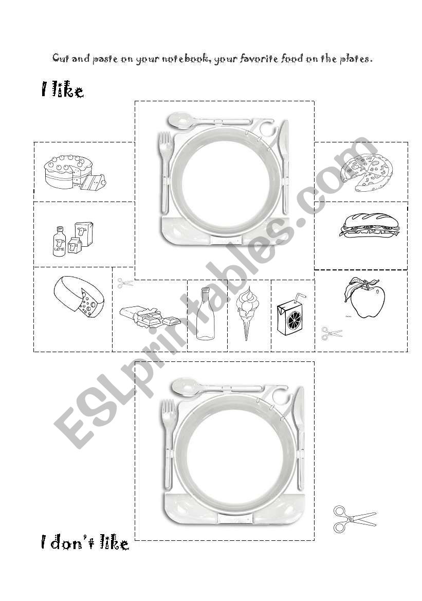 Food worksheet