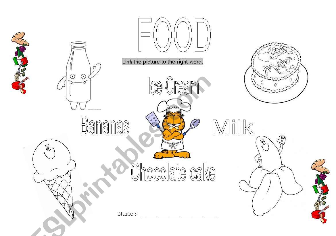 Food worksheet