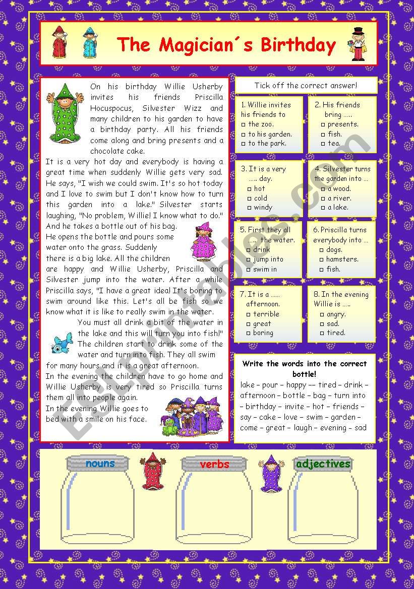 The MagicianÂ´s Birthday (+key)