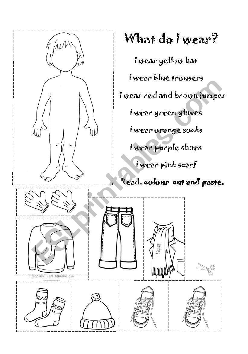 CLOTHES worksheet