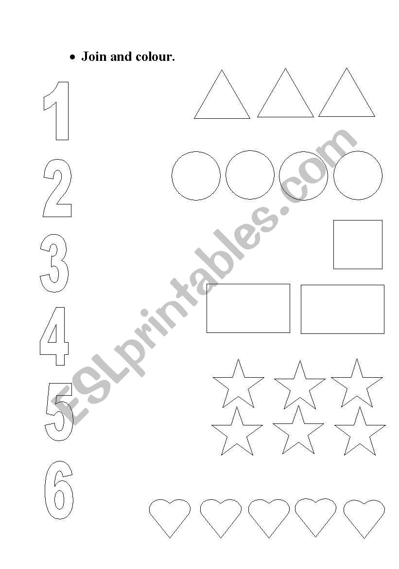 Shapes worksheet