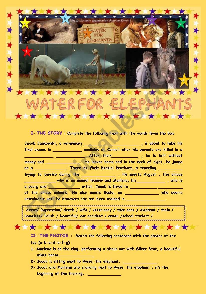 Water For Elephants (2011) A film study