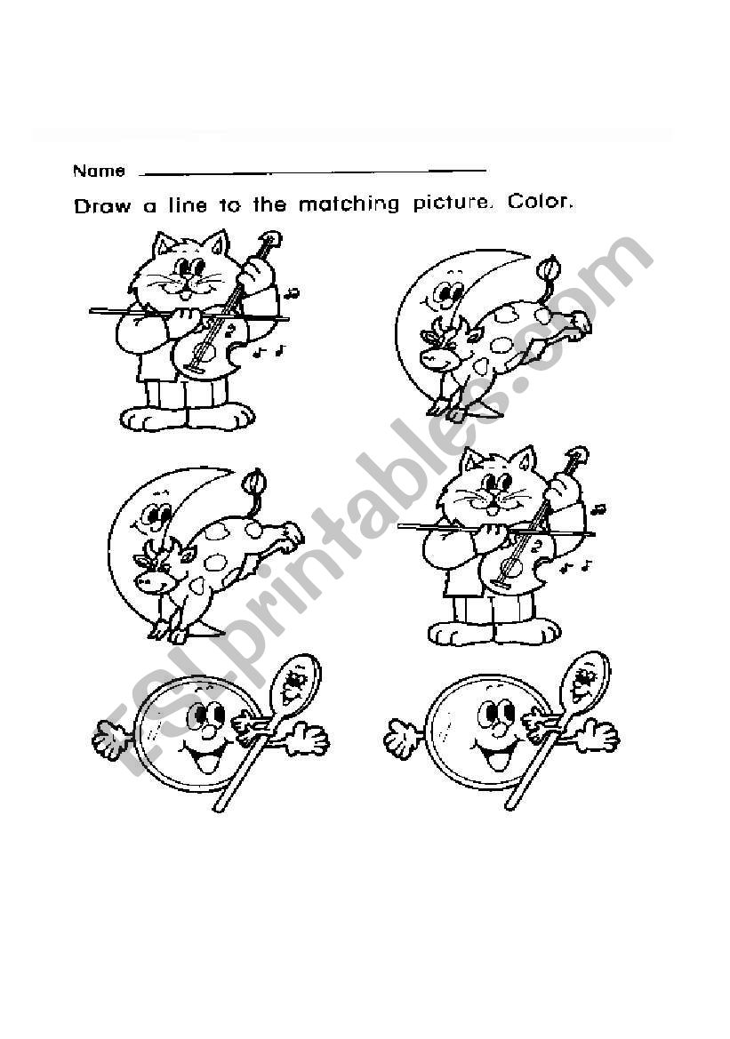 MATCHING PICTURES worksheet