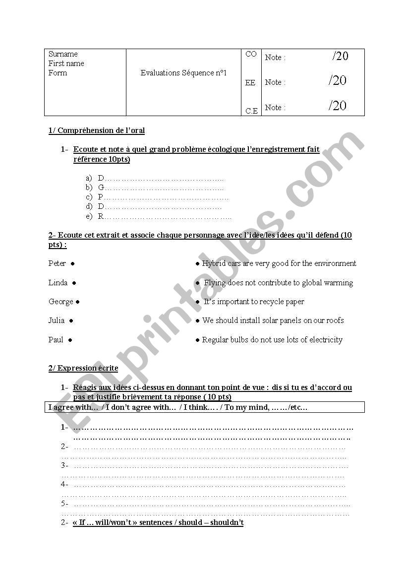 wall street king goes green worksheet