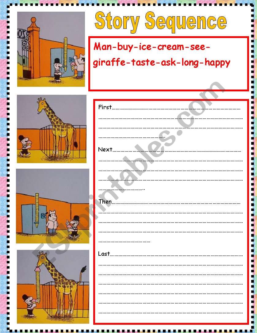 story sequence worksheet