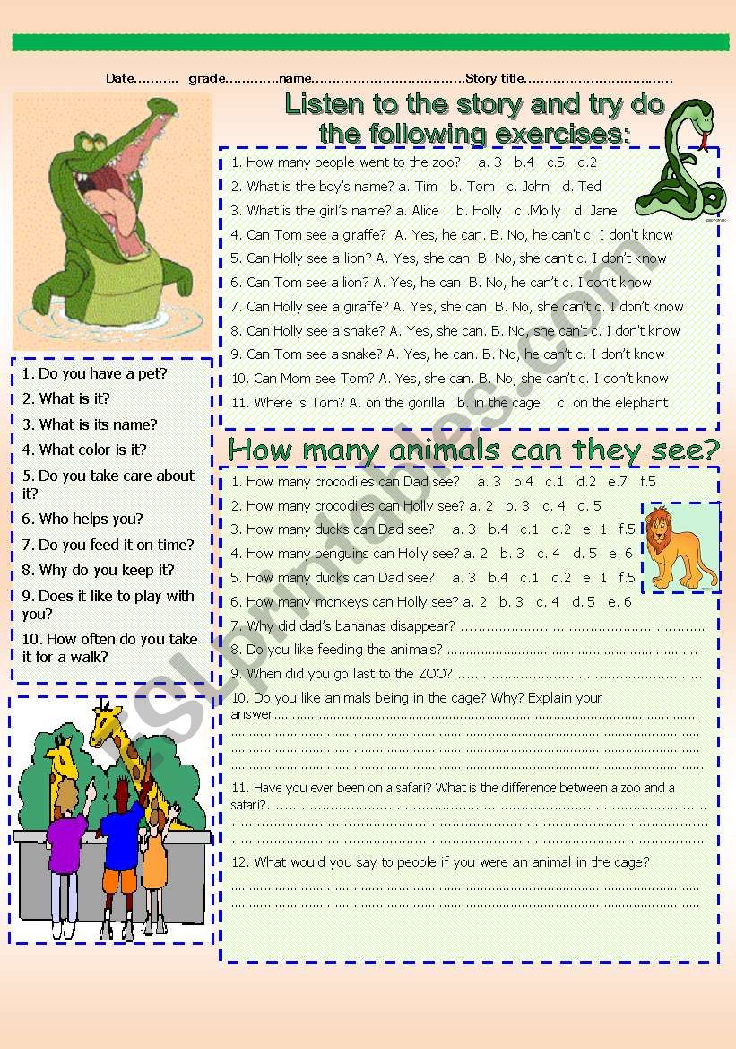 LISTENING-COMPREHENSION.  worksheet