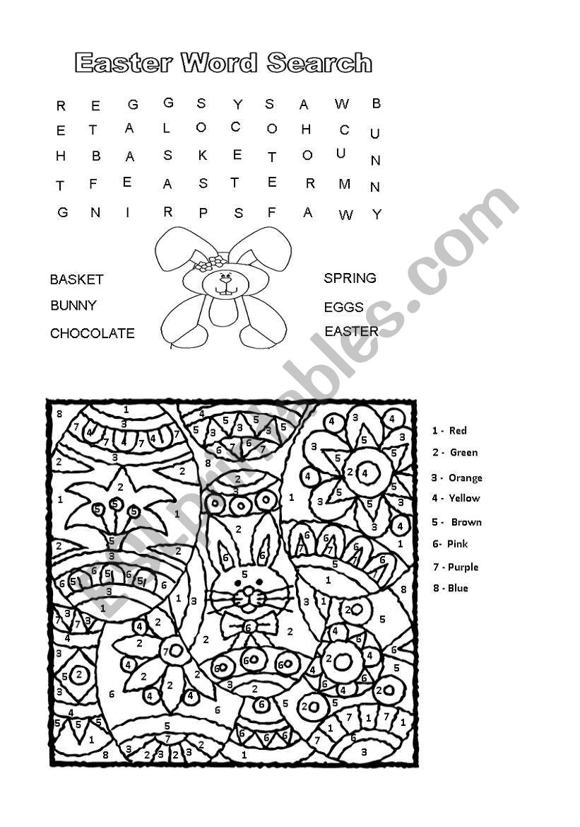 Easter worksheet