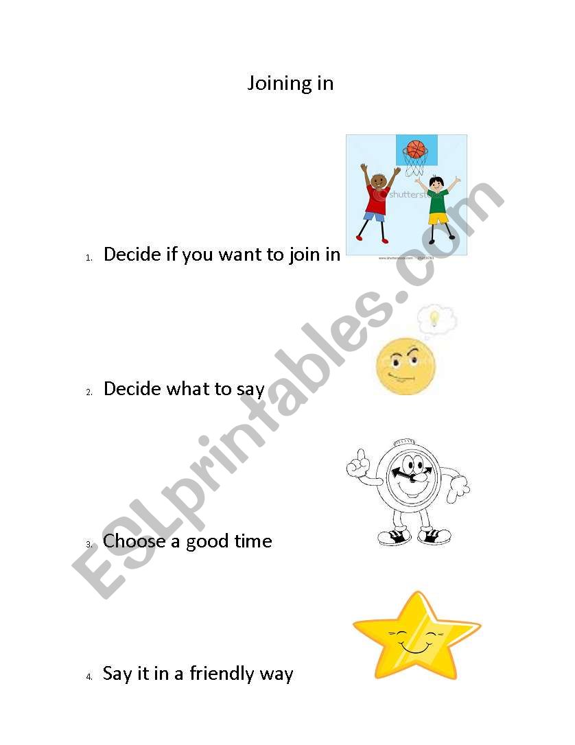 Joining in worksheet