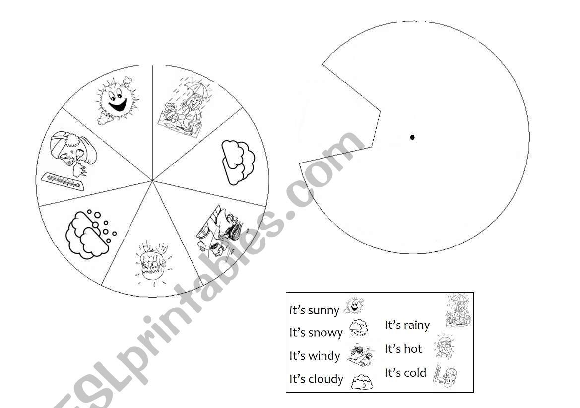 weather wheel worksheet