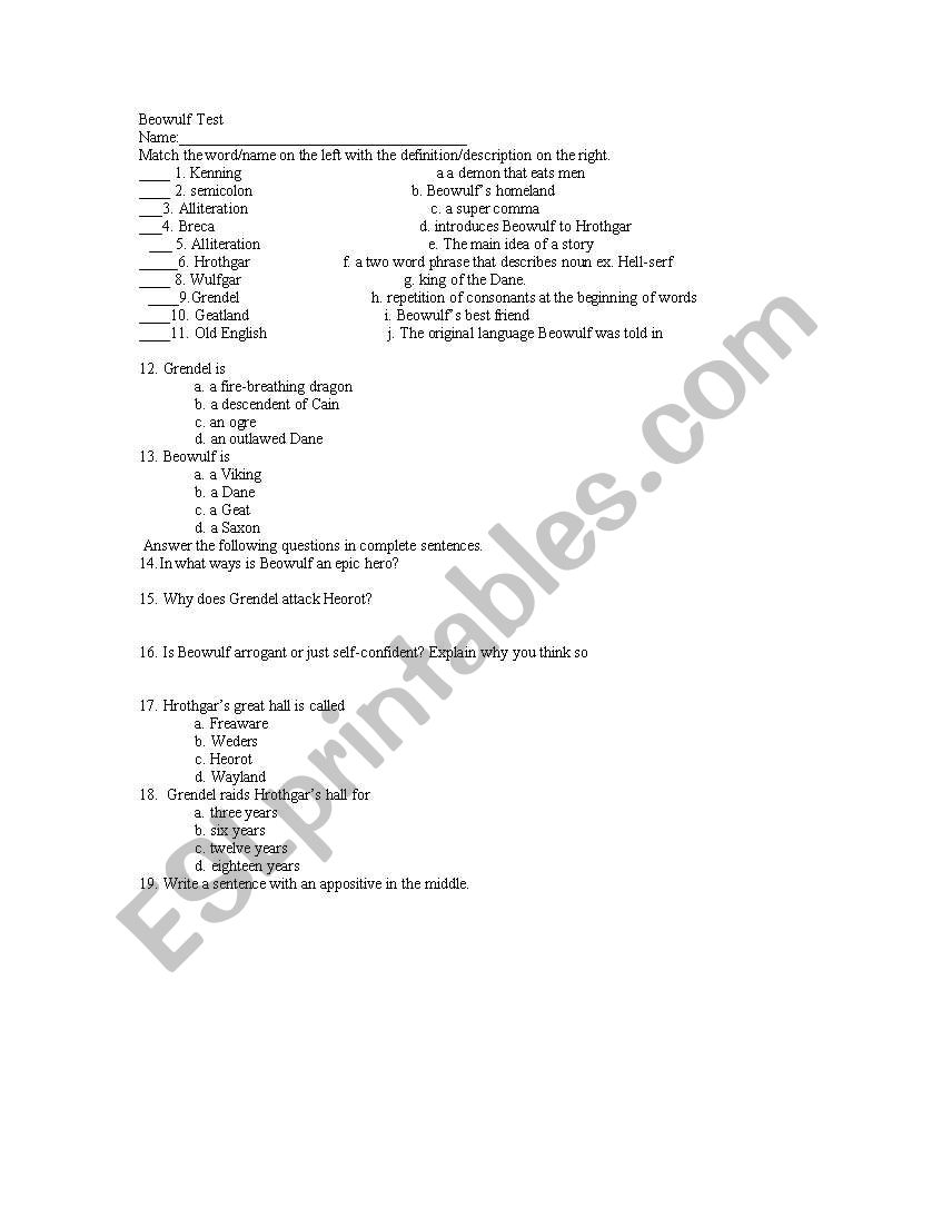 english-language-change-worksheet-beowulf-answers-language-worksheets