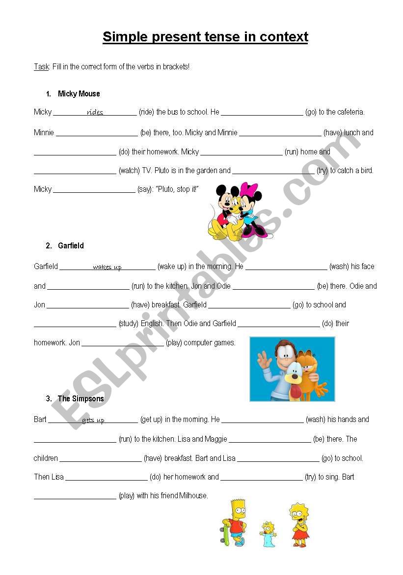 simple-present-tense-in-context-gap-falling-with-key-esl-worksheet-by-sonja1985