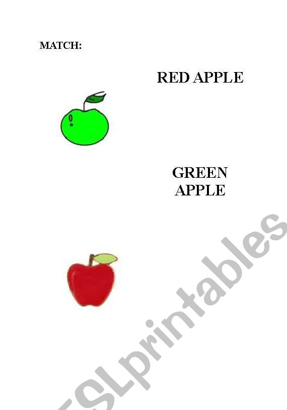 COLORS worksheet