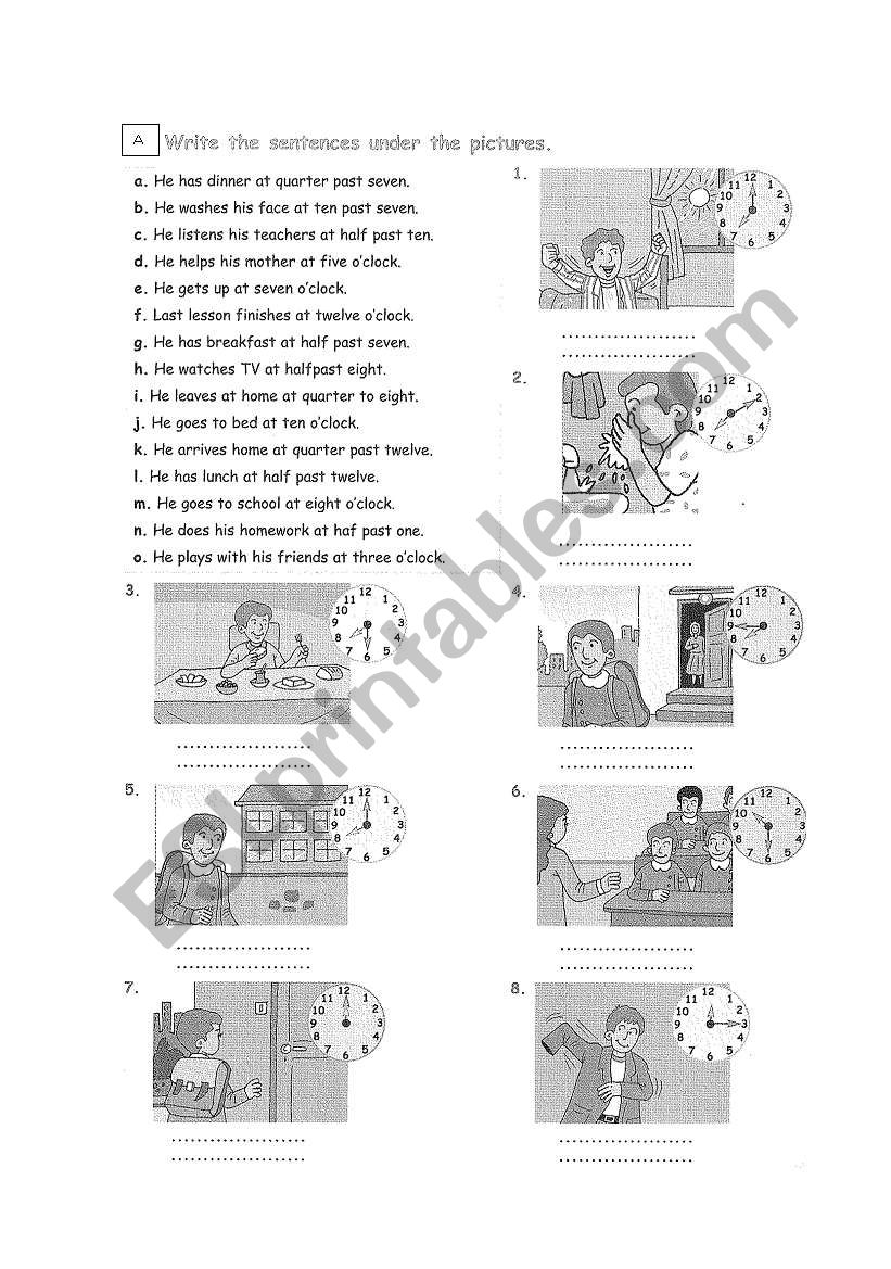 Simple Present Tense worksheet