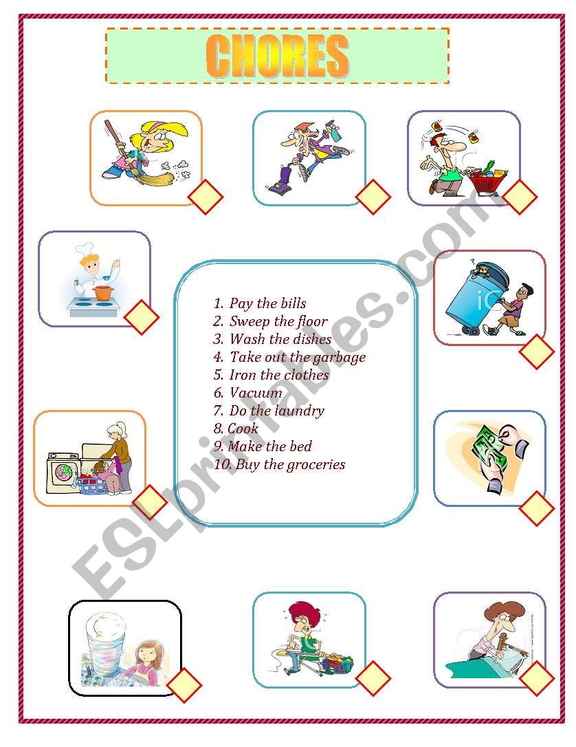 Chores worksheet