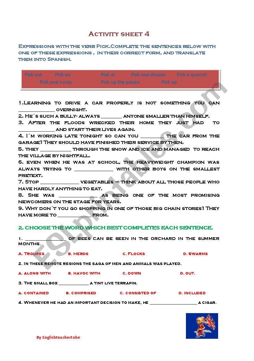 activity sheet 4 worksheet