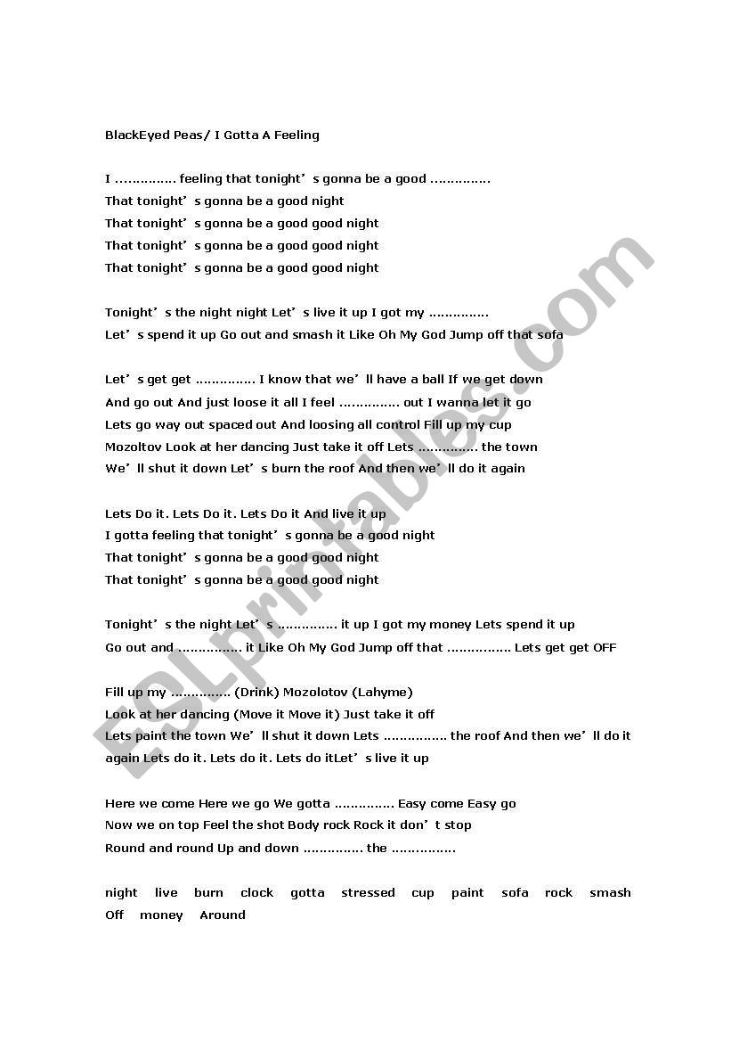 Adele Chasing Pavements Song Worksheet