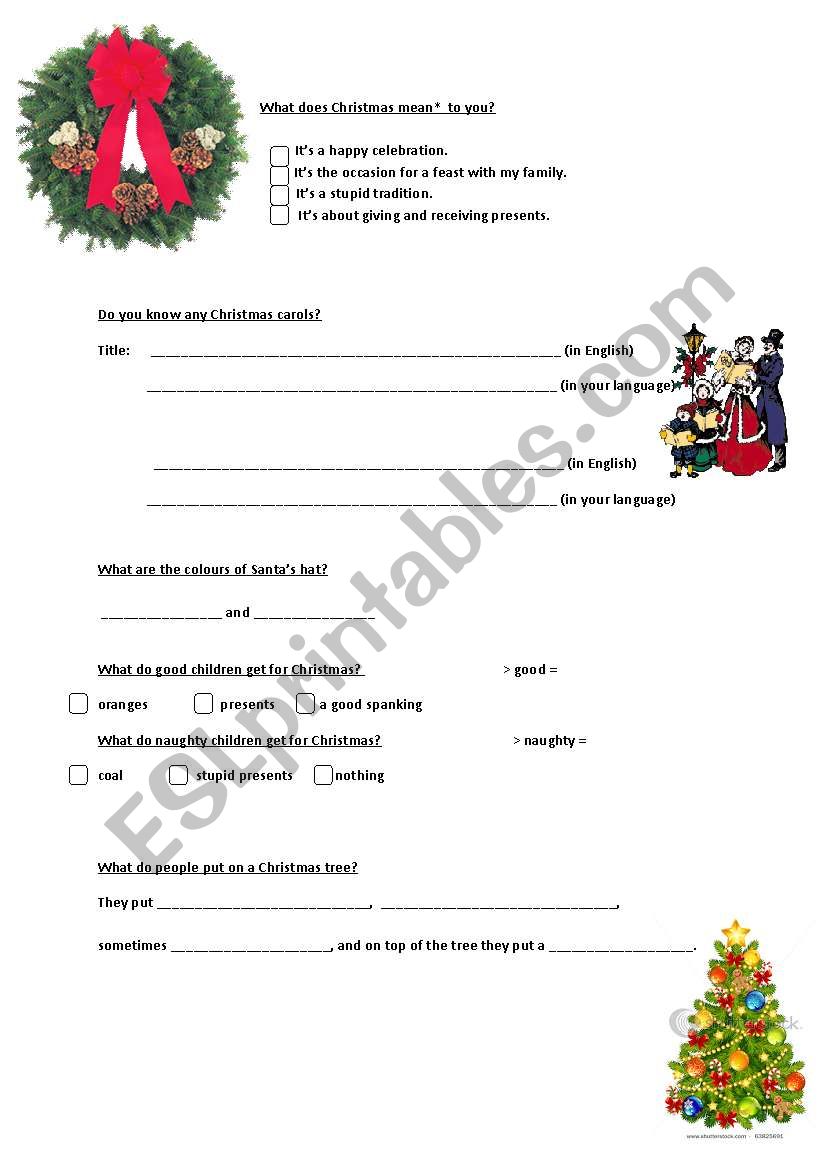 What does Christmas mean to you?