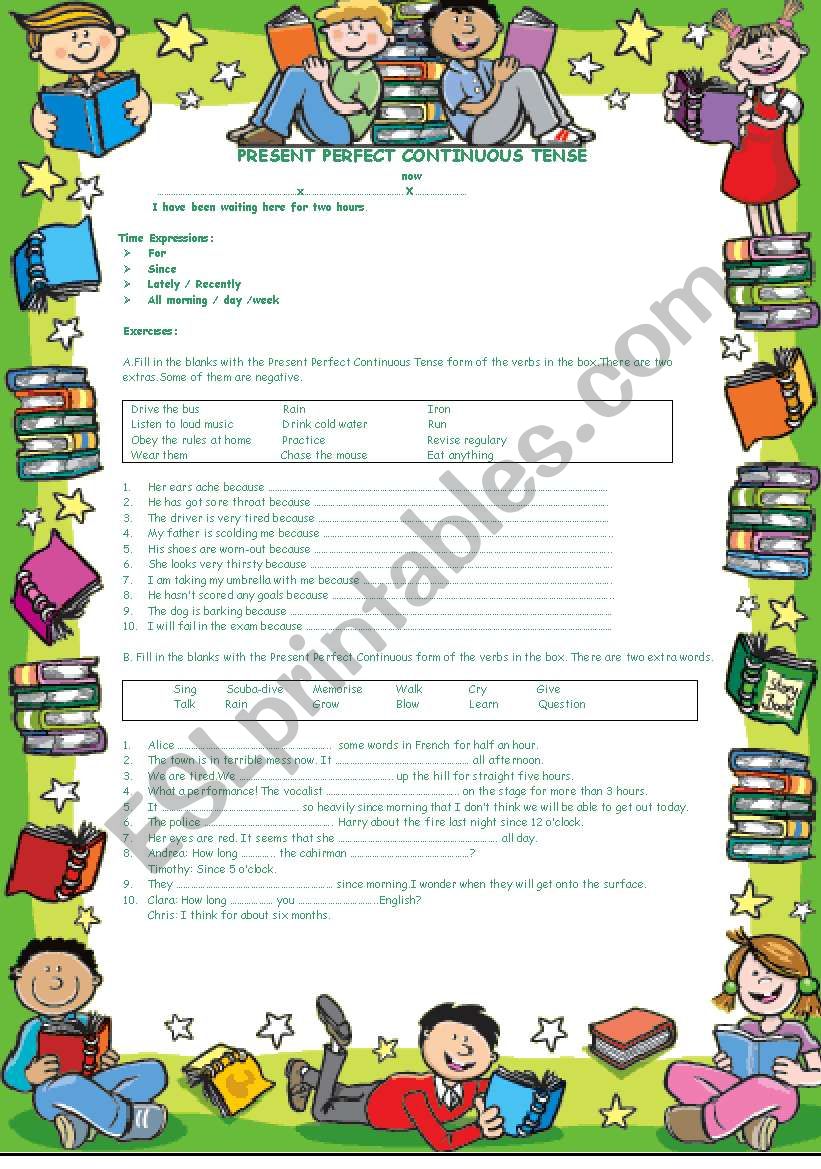 Present Perfect Continuous Tense