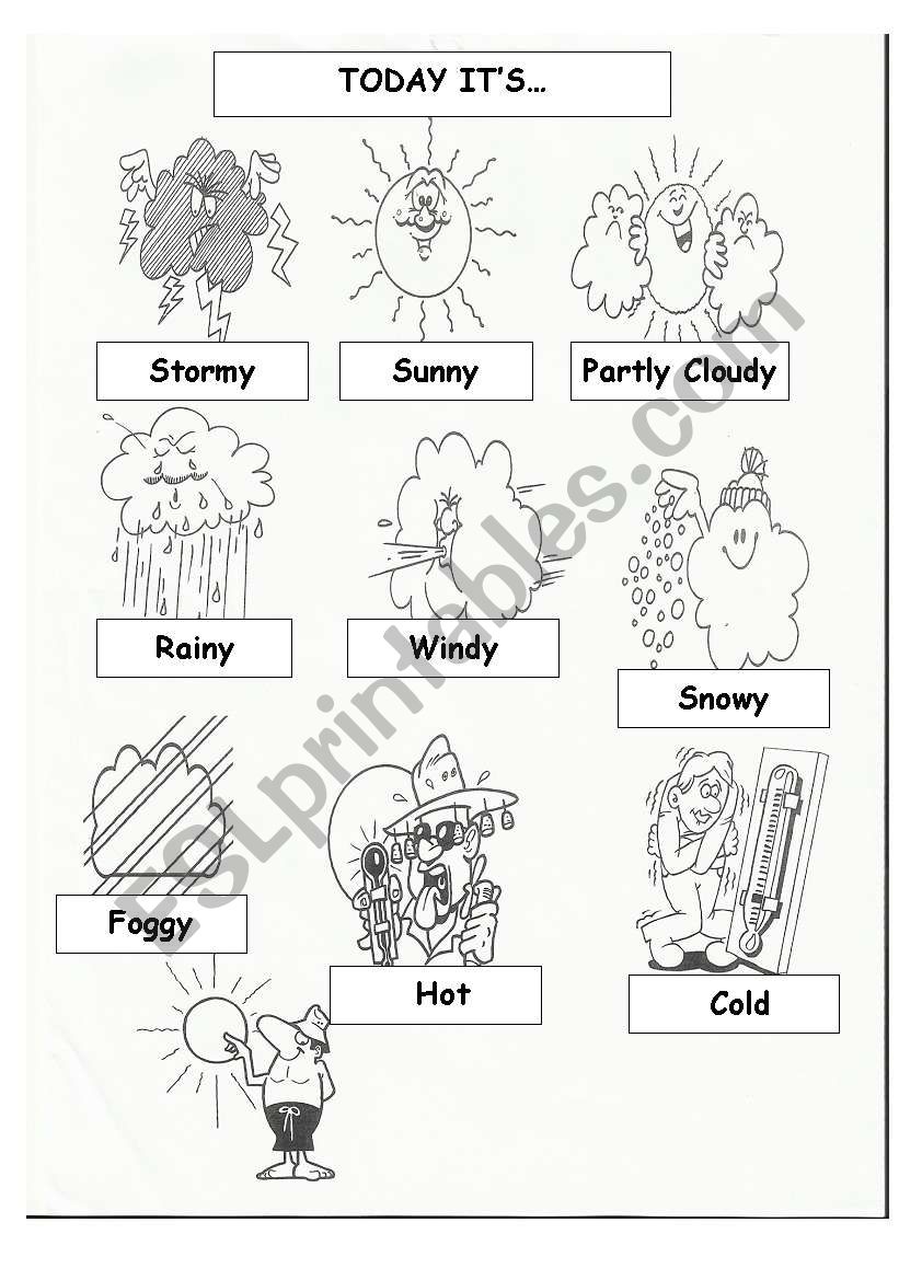 The Weather worksheet