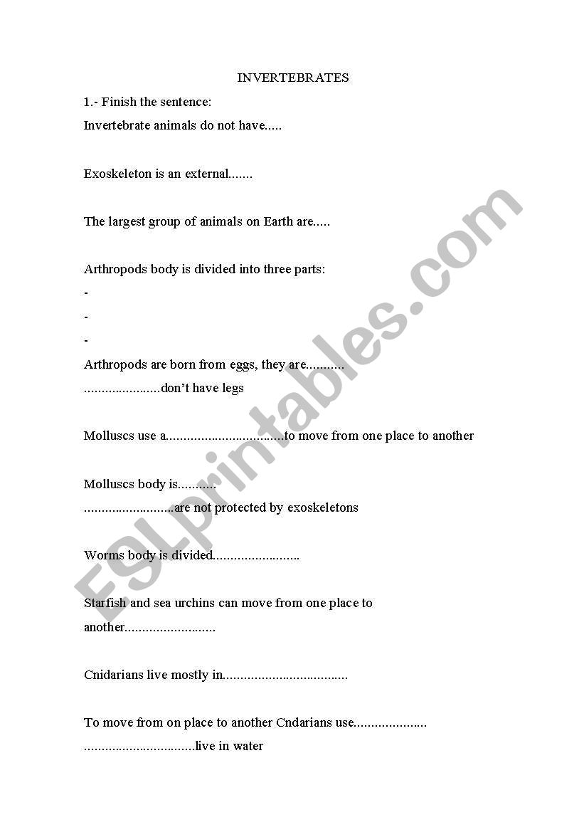 Science worksheet worksheet