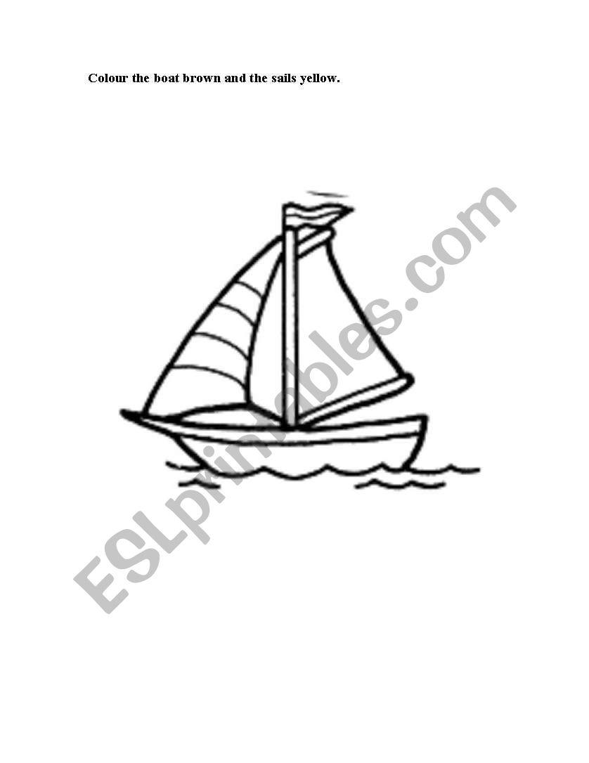 colours worksheet