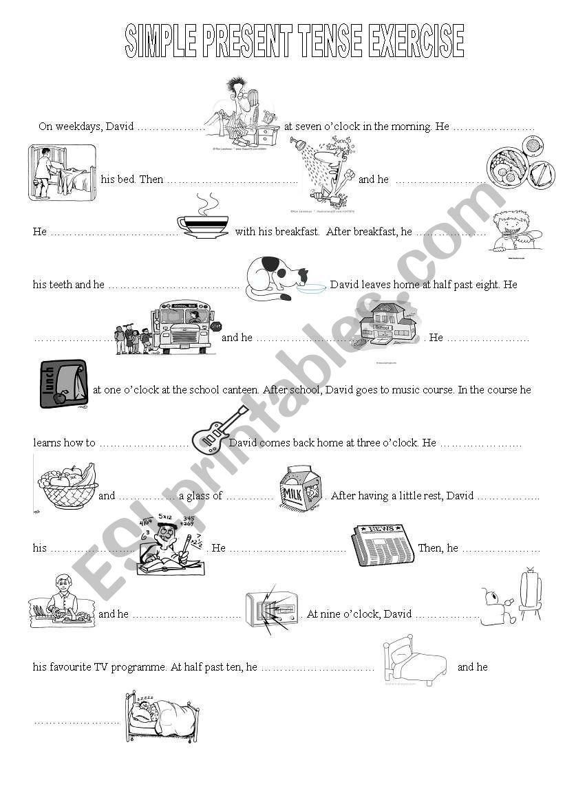 present simple worksheet