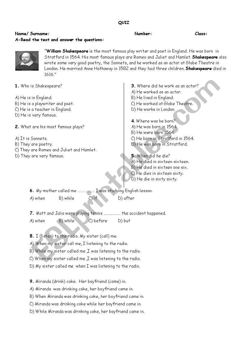 A 25 Questioned test for Intermediate Level