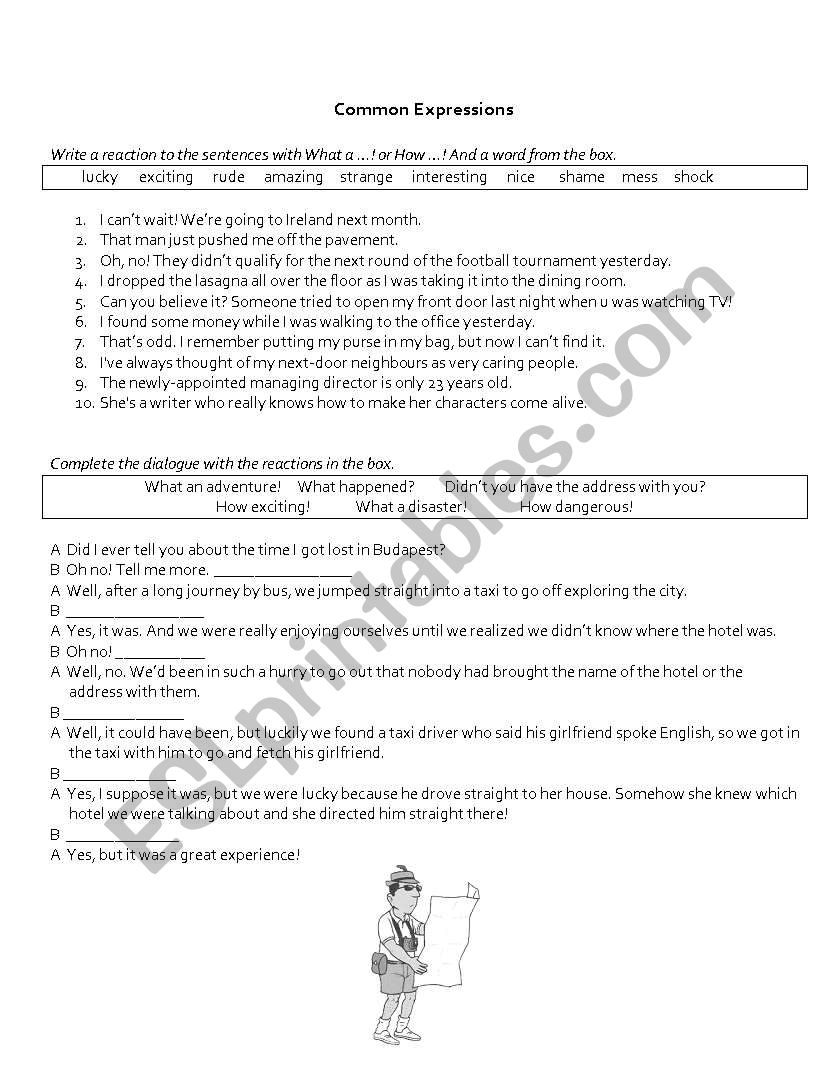 Common Expression worksheet
