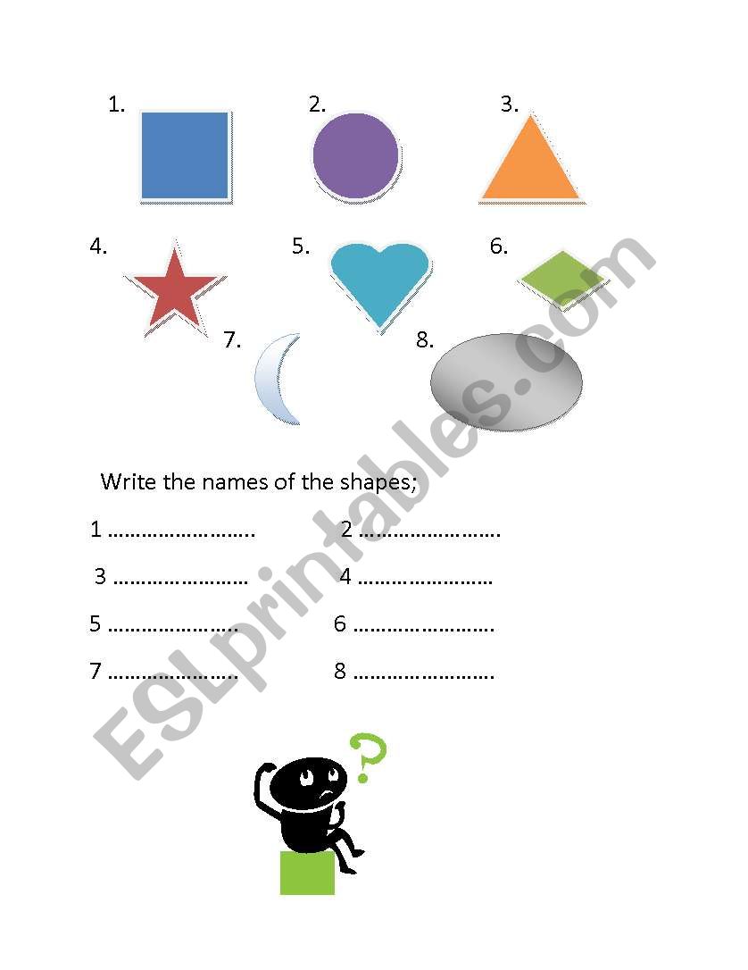 shapes worksheet