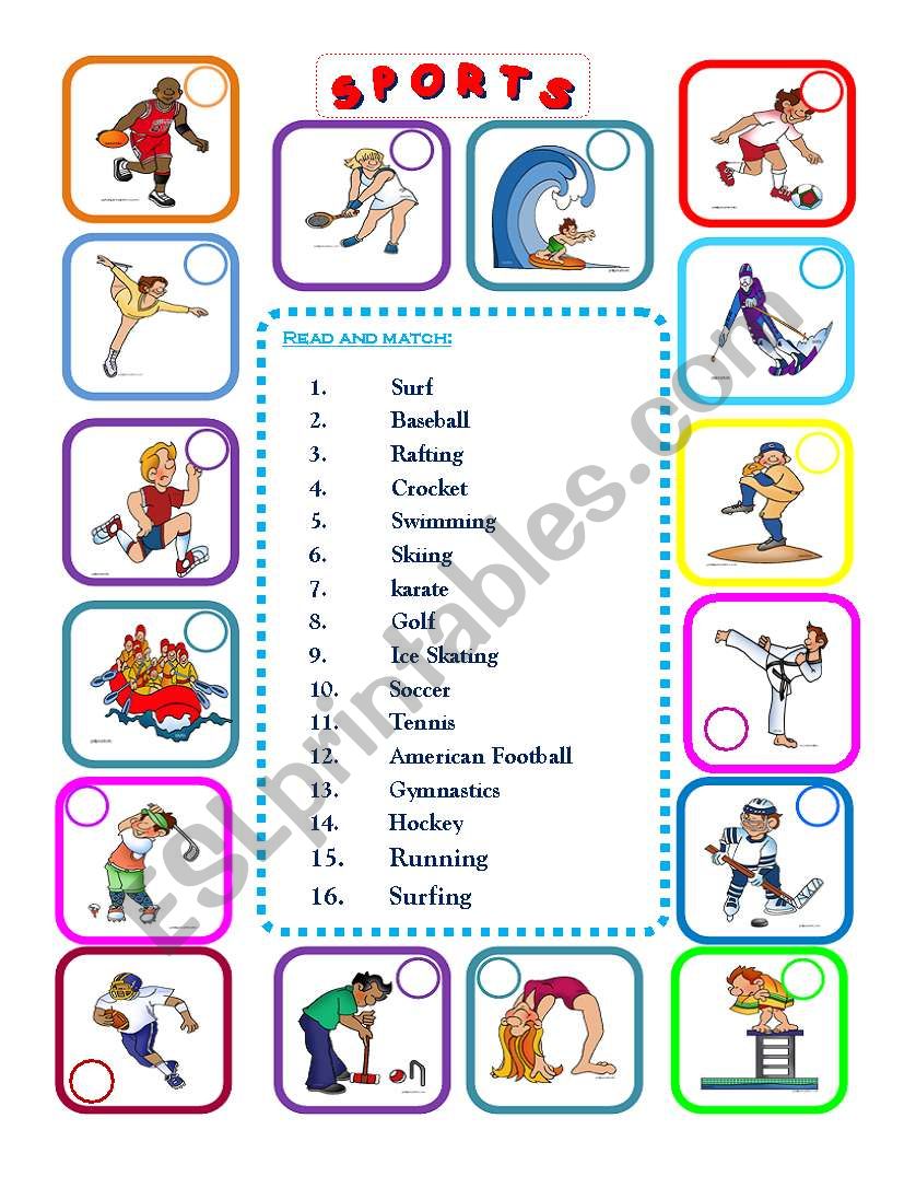 Â¡--- 16 SPORTS ----! Pictionary 