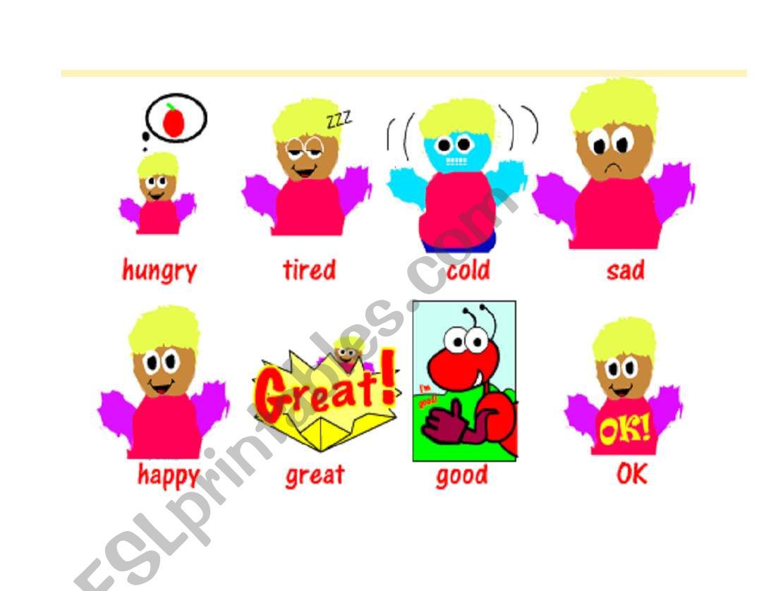 Feelings worksheet