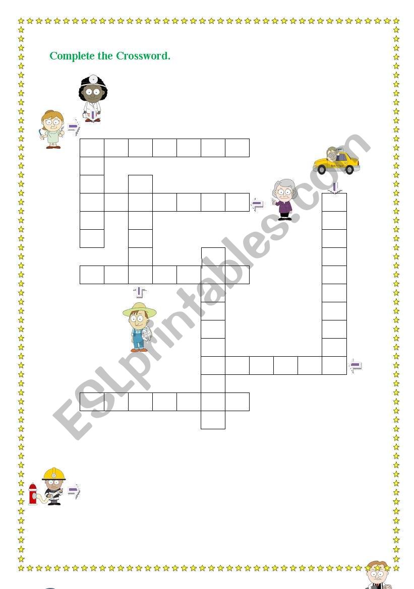 jobs and occupations worksheet