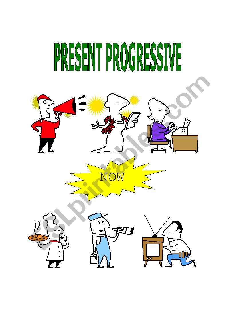 Present Progressive worksheet