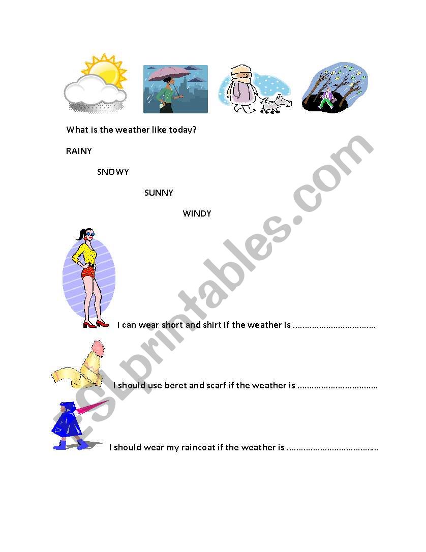 weather worksheet