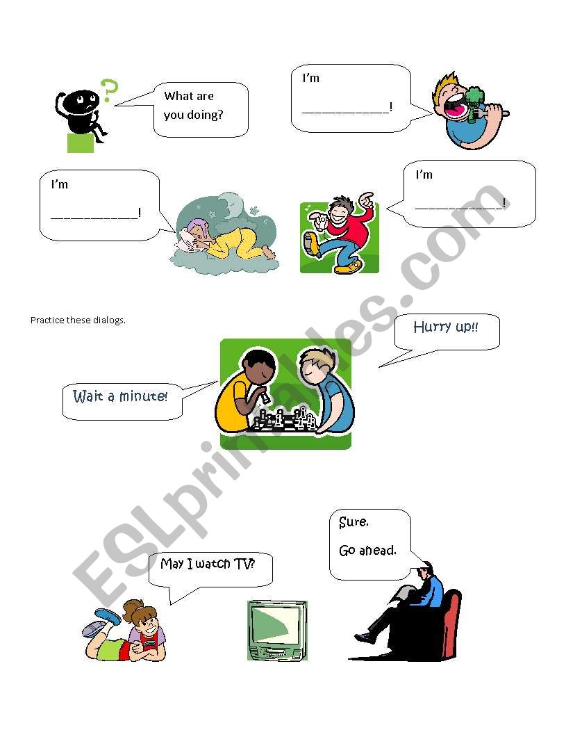 verb work sheet 2 worksheet