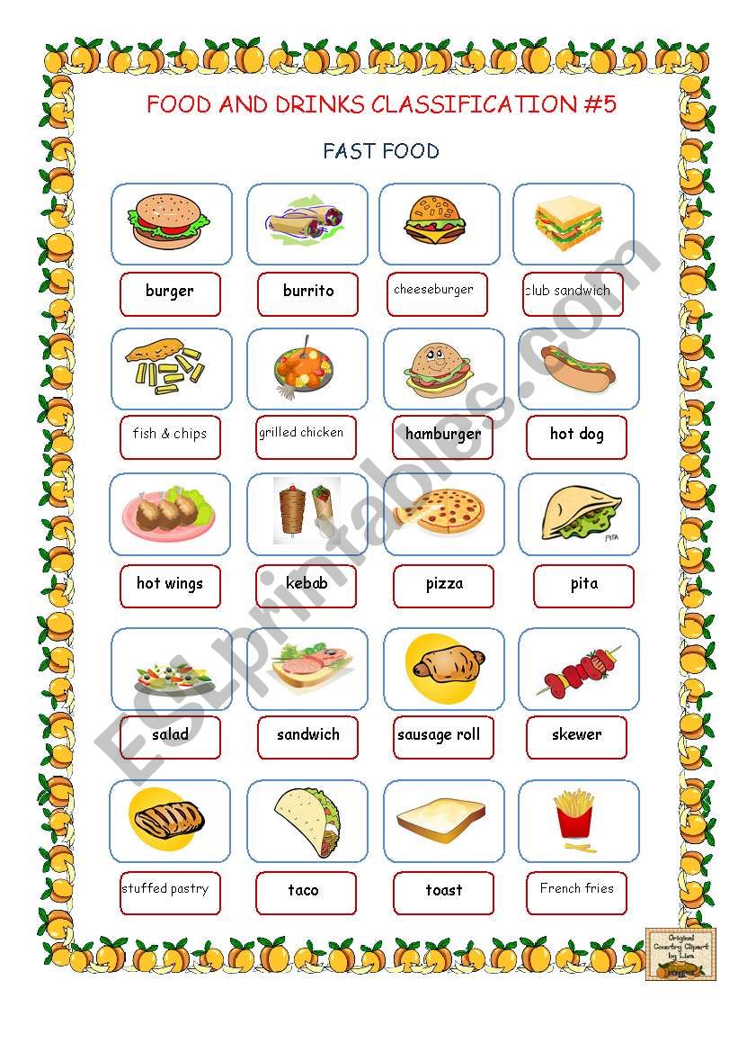 Food and Drinks Classification #5 (Fast Food)