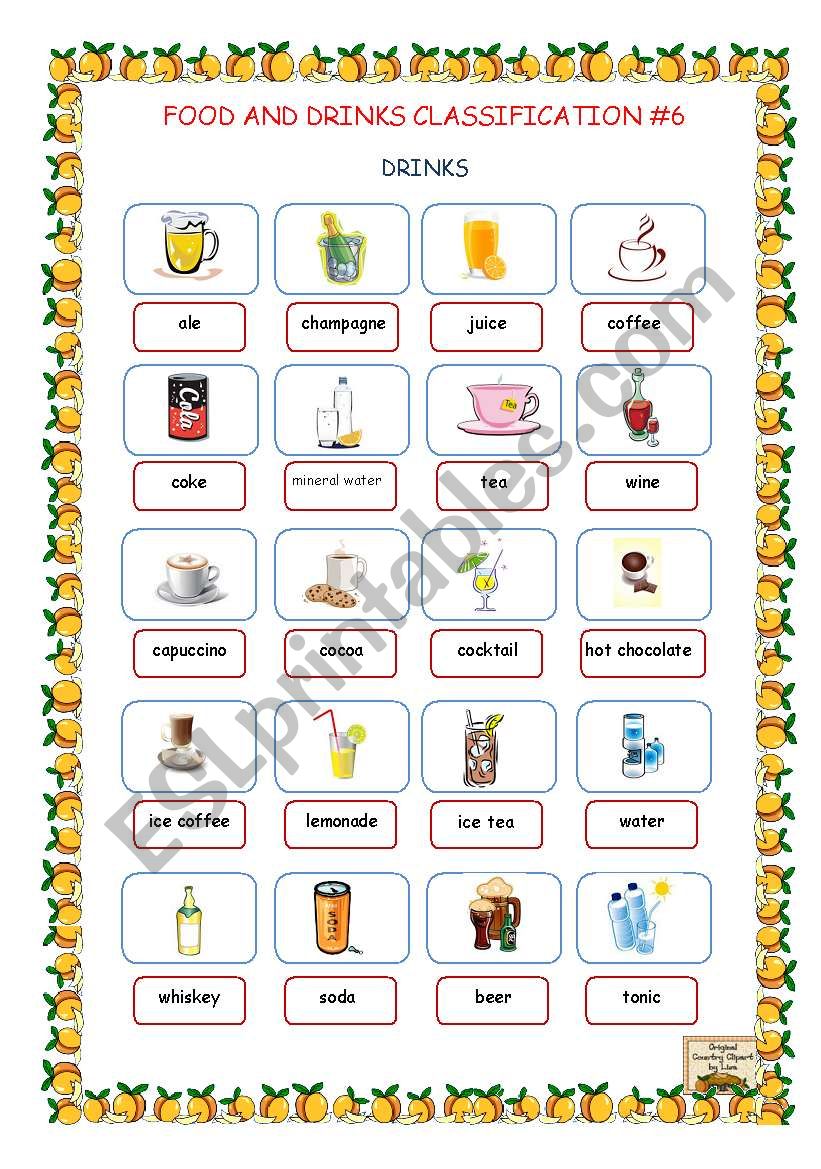 Food and Drinks Classification #6 (Drinks)