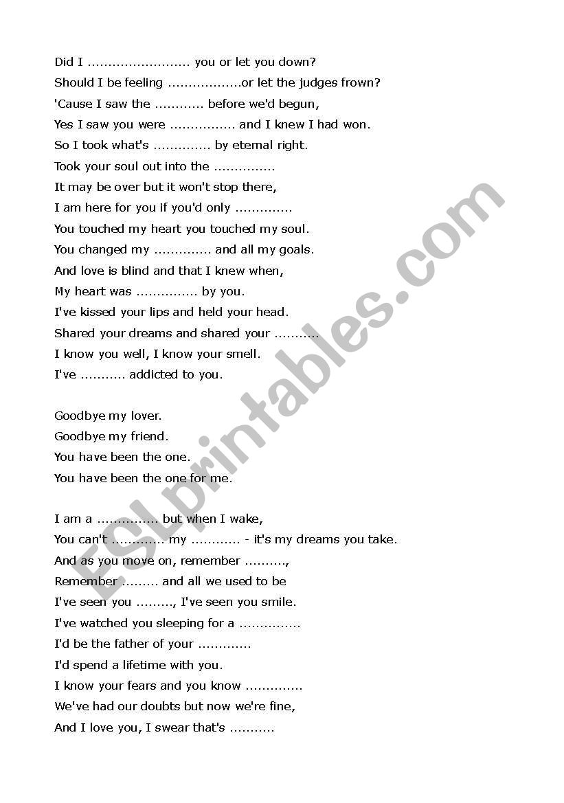 Goodbye My Love Traducao, PDF, Música gravada