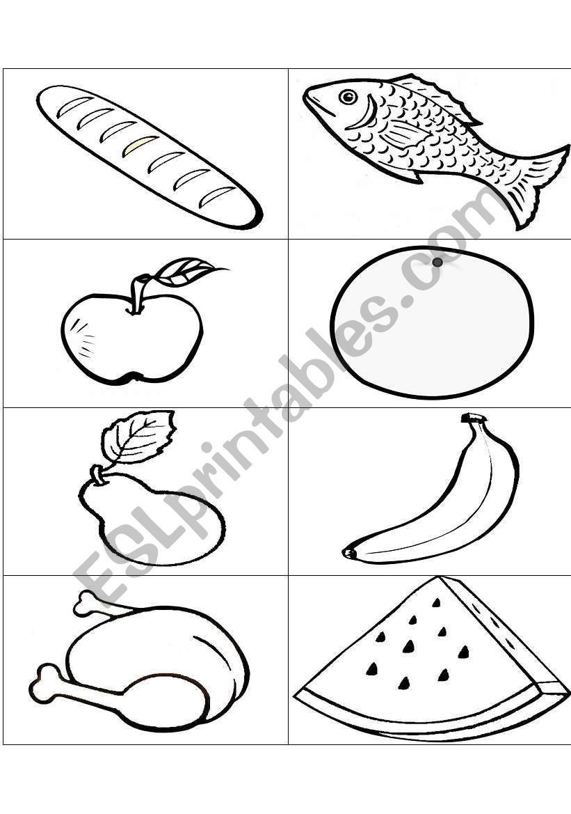 Snap food worksheet