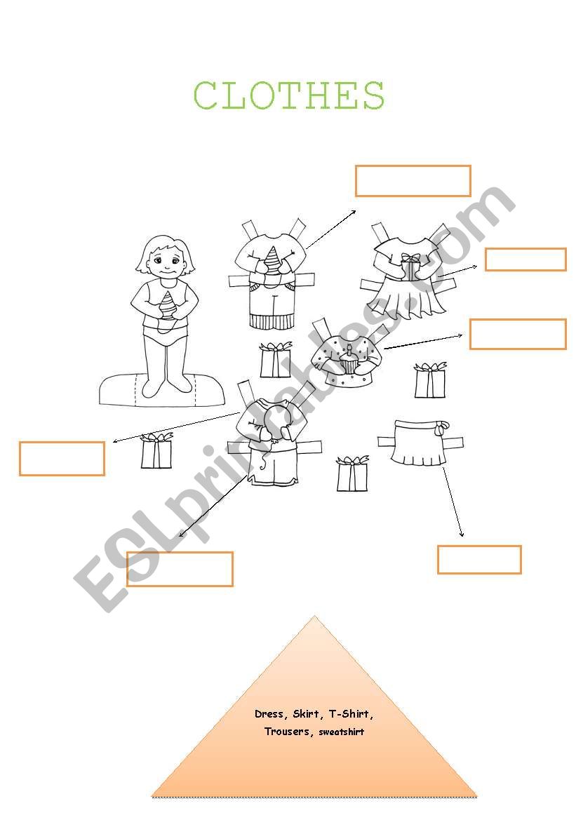Clothes worksheet