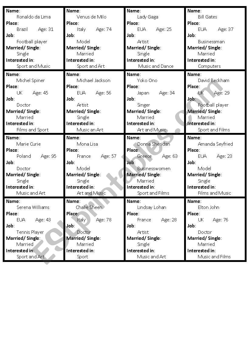 Verb To Be - Making Questions worksheet