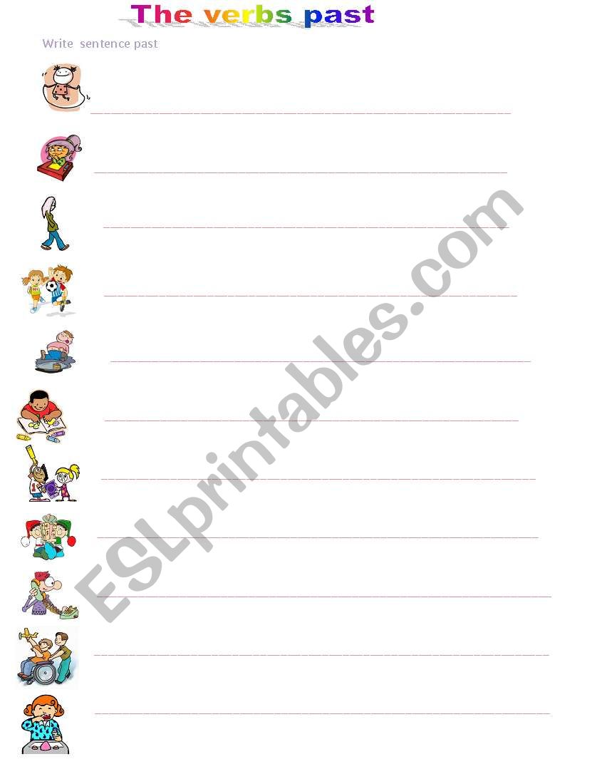 Verbs Tense worksheet