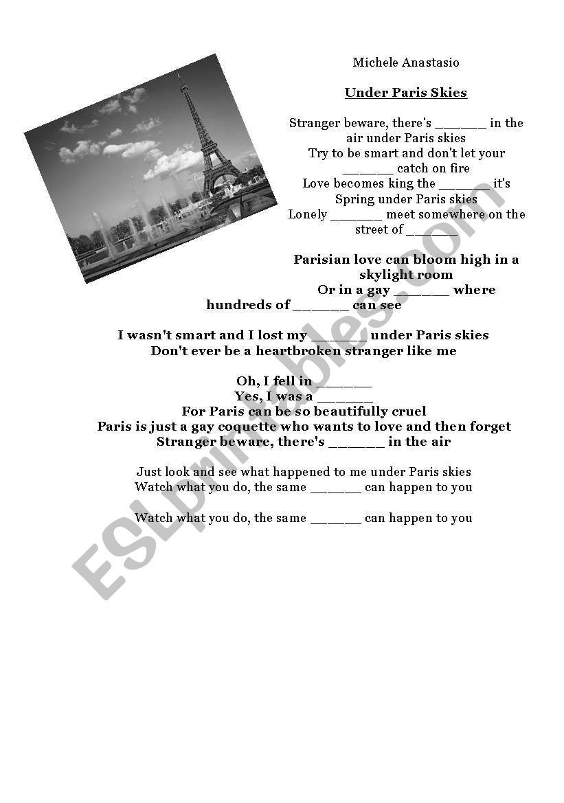 Michele Anastasio Under Paris Skies