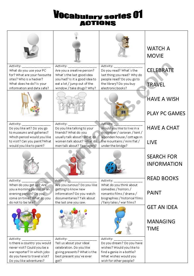 Revision of verbs + conversation