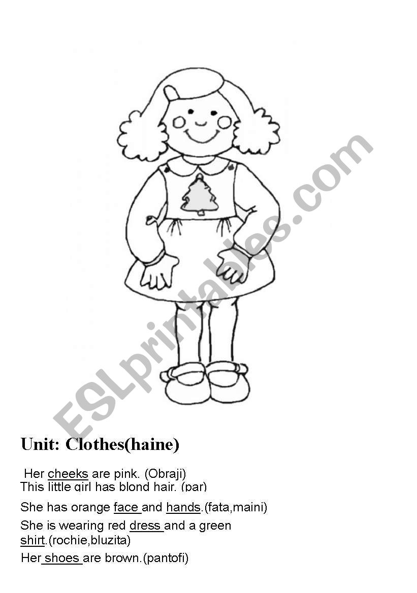  Clothes worksheet